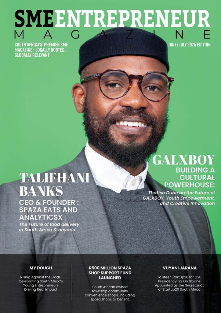SME Entrepreneur Magazine June July 2025 Edition Talifhani Banks